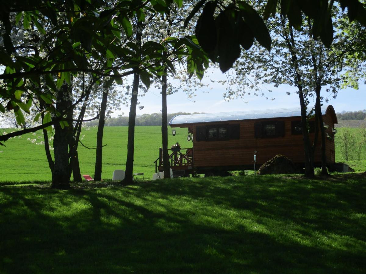 Roulotte Panoramique Du Moulin Bed and Breakfast Châtillon-sur-Marne Εξωτερικό φωτογραφία